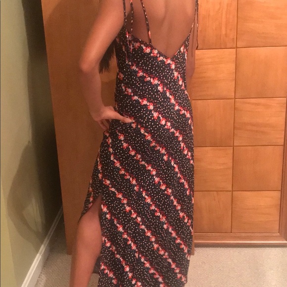 Free People NWT Floral Slip Dress Medium - Picture 5 of 12